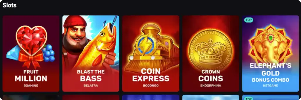 Amonbet Casino slots