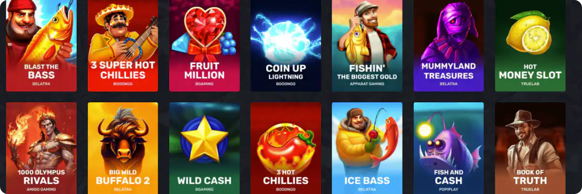 Britsino Casino mini-games