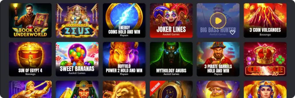 Donbet Casino slots
