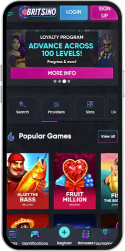 Home page Britsino Casino