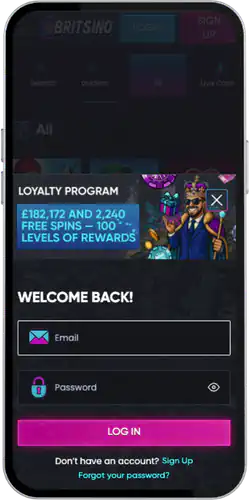 Login Britsino Casino