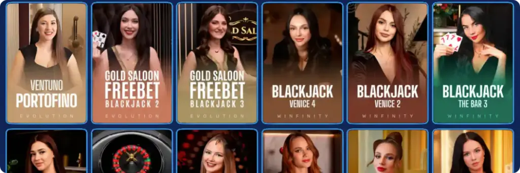 Spinfin Casino live