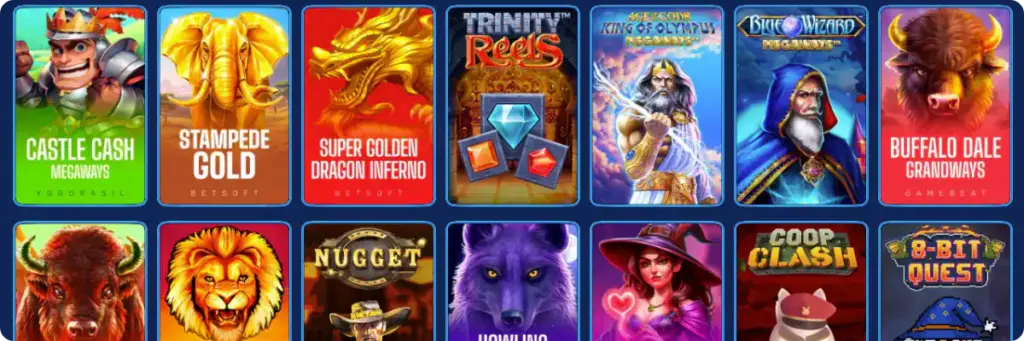 Spinfin Casino mini-games